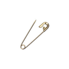 Safety Pins Gold 27mm 50/pk