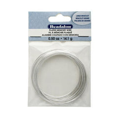Silver Memory Wire Bracelet 30 Loops
