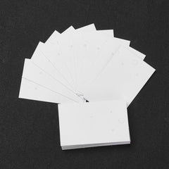 Earring Cards 2x3" White 50/pk