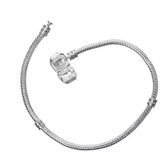 Bracelet Chain Pandora Style 8" Silver 1/pk