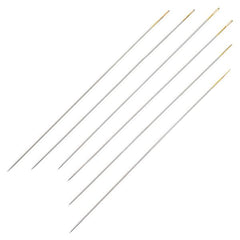 #12 Sharps Gold Eye Beading Needles 6/pk