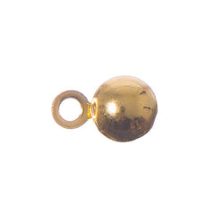 Gold Earring Studs with Loop 10/pk