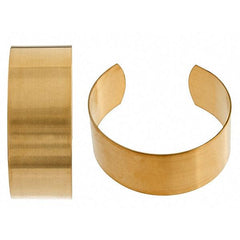 Bracelet Cuff 1" Brass 1/pk
