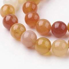 4mm Carnelian (Natural/Dyed) Beads 15-16" Strand