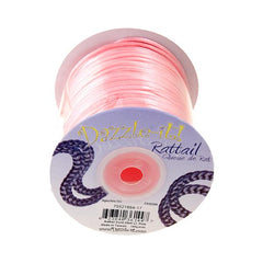 2mm Light Pink Rattail Cord 100yd