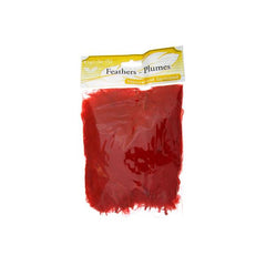 Marabou Feathers Bulk Red 20g