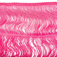 14 inch Candy Pink Chainette Fringe by the yard