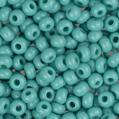 8/0 Czech Seed Beads #1578V Opaque Turquoise 22g