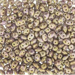 Tchèque Miniduo Perles 8g Craie Sénégal Marron