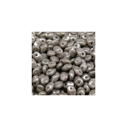 Perles tchèques Superuno 22g Chalk Jet Lustre