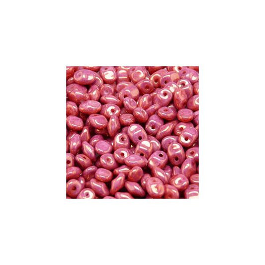 Perles Tchèques Superuno 22g Lustre Rouge