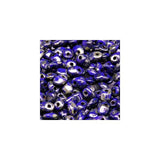 Czech Superuno Beads 22g Opaque Blue Picasso