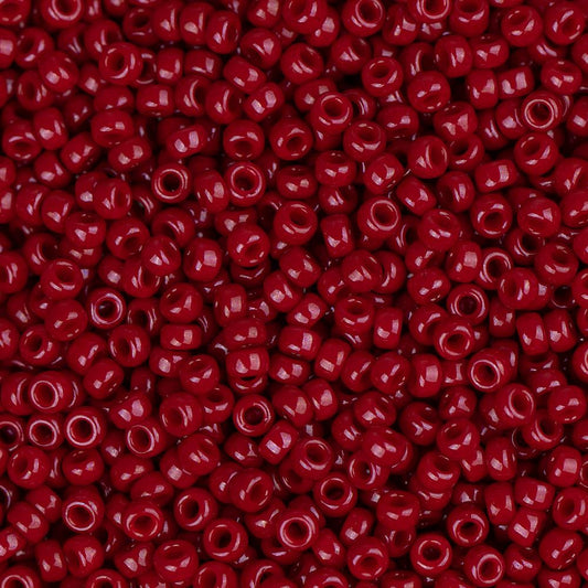 15/0 Rocailles Miyuki #1464 Opaque Bordeaux 22g