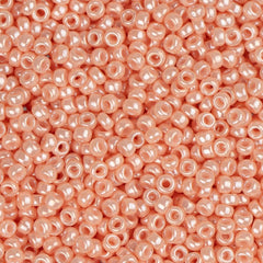 15/0 Miyuki Seed Beads #429 Op Salmon Glazed Luster 22g