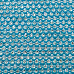 Plastic 2mm Neon Blue Rhinestone Banding 10yd/pk