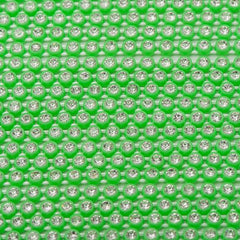 Plastic 2mm Neon Green Rhinestone Banding by the Yard