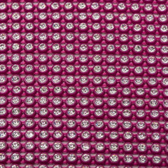 Plastic 2mm Fuchsia Rhinestone Banding by the Yard