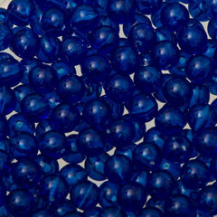 8mm Round Plastic Beads 1000/pk - Dark Blue