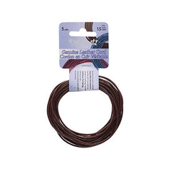 1.5mm Earthy Red Leather Cord 5yd