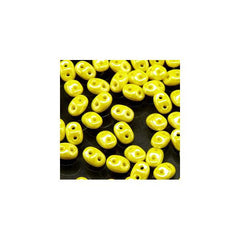 Czech Miniduo Beads 6g Lemon Luster