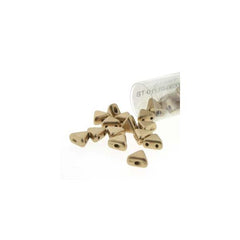 *6mm Kheops par Puca Beads 9g - Light Gold Matte
