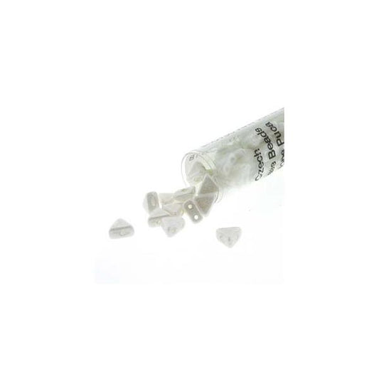 Perles Kheops par Puca 6mm 9g - Lustre Blanc Opaque