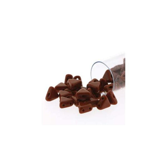 Perles Kheops par Puca 6mm 9g - Chocolat Opaque