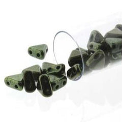 *6mm Kheops par Puca Beads 9g - Metallic Green