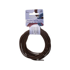 2mm Brown Leather Cord 5yd
