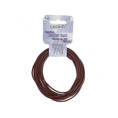 2mm Metallic Rust Leather Cord 5yd