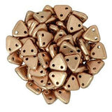 Flacon de 9 g en cuivre métallisé mat Triangle Beads