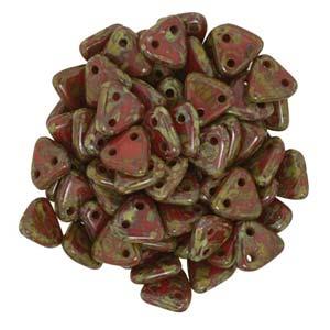 Perles Triangle Rouge Picasso Flacon 9g