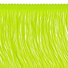 14 inch Neon Yellow Chainette Fringe by the yard
