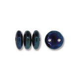 Perles de lentilles tchèques Iris Blue 50/fil