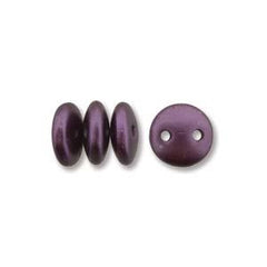 Czech Lentil Beads Pastel Purple 50/strand