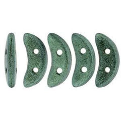 Crescent Beads Metallic Suede Light Green 5g Vial