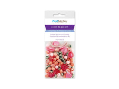 Luxe Bead Kit with Spacers & Cording - Pink