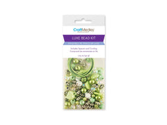 Luxe Bead Kit with Spacers & Cording - Green
