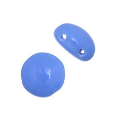 Czech Candy Beads 22/strand - Opaque Blue