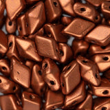*Czech Diamonduo Beads Matte Copper 5.5g