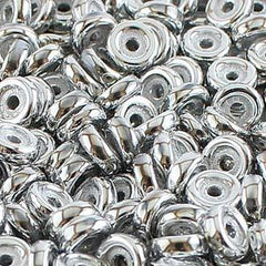 *Czech Wheel Beads Chalk Full Labrador 19g/vial