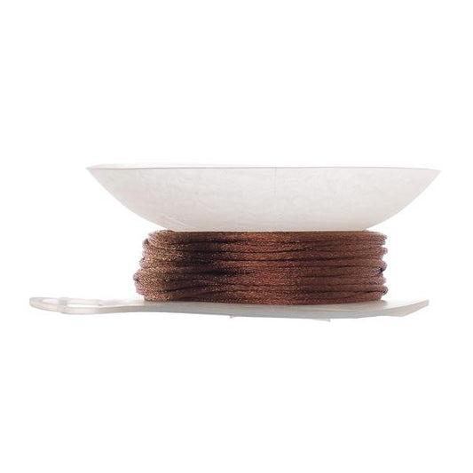 Cordon de queue de rat au chocolat léger de 1,5 mm 20 m