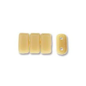 Perles briques tchèques 50/fil Opaque Beige clair