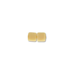 6mm Czech Tile Beads Light Beige 25/Strand