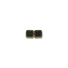 6mm Czech Tile Beads Iris Brown 25/Strand