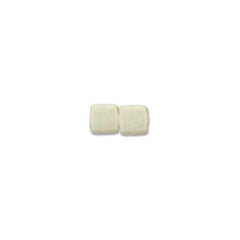 6mm Czech Tile Beads Luster Beige 25/Strand