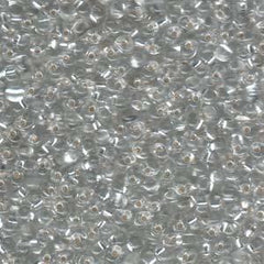 3.4mm Miyuki Drop Silver Lined Crystal 25g