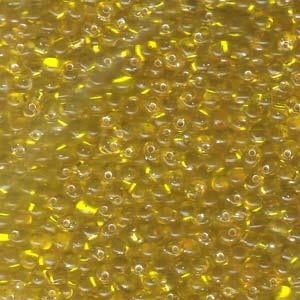 Goutte Miyuki 3.4mm Argent Doublé Jaune 25g