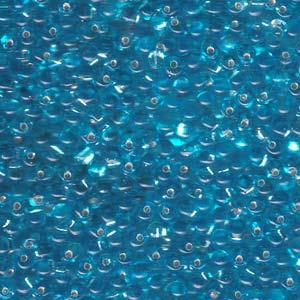 Goutte Miyuki 3.4mm Silver Lined Aqua 25g