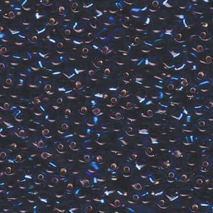 Goutte Miyuki 3.4mm Argent Ligné Capri Bleu 25g